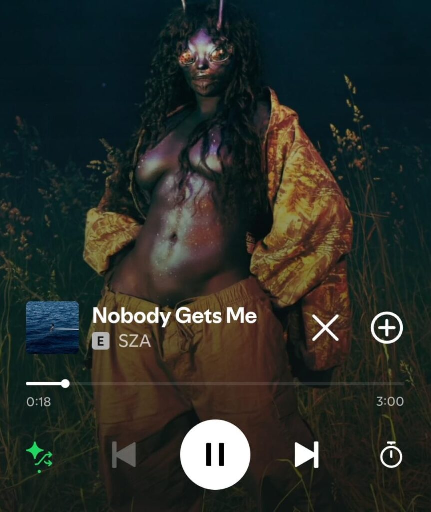 Lagu Nobody Gets Me dari Sza yNG viral di Spotify dan Tiktok_BacaTulisanku